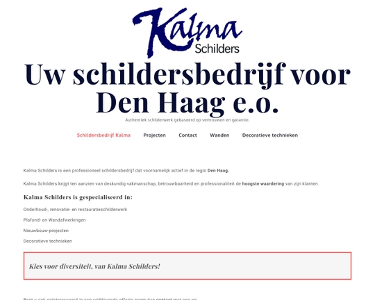 Kalma Schilders Logo