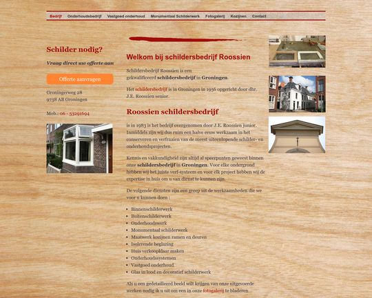 Roossien schilders Logo