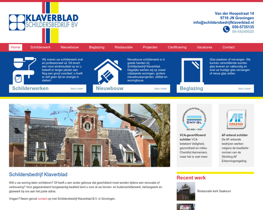 Schildersbedrijf Klaverblad BV Logo