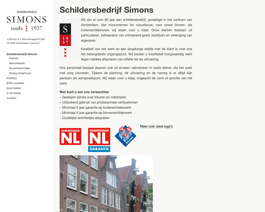 Schildersbedrijf Simons Logo